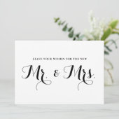 新モダンしいMr.そしてミセス アドバイスカード (スタンド正面)