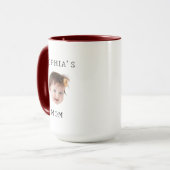 新モダンカスタム母の顔プレゼント マグカップ (正面左)