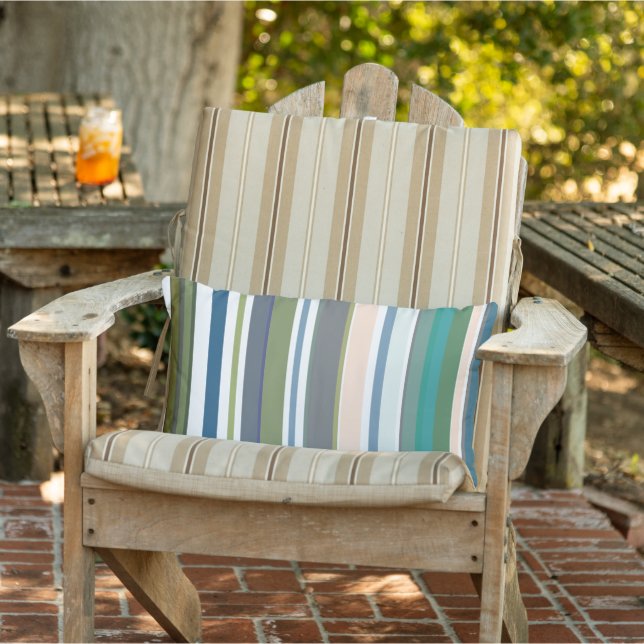 新モダンシーズンストライプ アウトドアクッション (椅子)