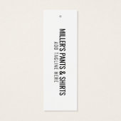 新モダン価格ビジネス名つるラベル (裏面)