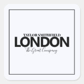 新モダン市街 スクエアシール (正面)