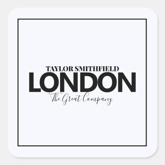 新モダン市街 スクエアシール (正面)