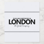 新モダン市街 ワインラベル (シングルラベル)