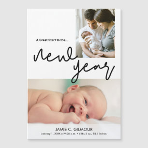 新モダン年のベビー写真