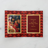 新モダン年中国のスネークの写真を追加GC シーズンカード (内部)