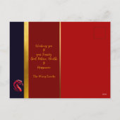 新モダン年中国のスネーク2025文字HPostC シーズンポストカード (裏面)