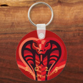 新モダン年中国のスネーク2025 BRK02 キーホルダー (正面)