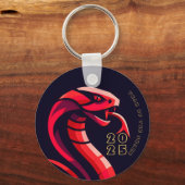 新モダン年中国のスネーク2025 BRK05 キーホルダー (正面)