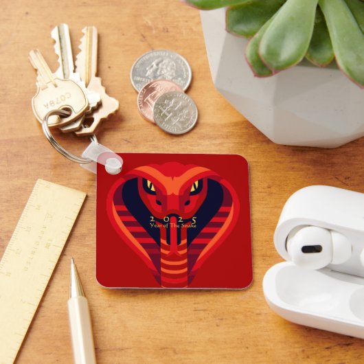 新モダン年中国のスネーク2025 BSqK01 キーホルダー (デスク)