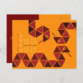 新モダン年中国のスネーク2025 HPostCb シーズンポストカード (正面/裏面)