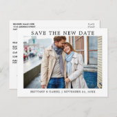 新モダン日救のシンプルミニマリスト ポストカード (正面/裏面)