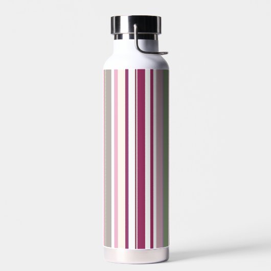 新モダン期のストライプ ウォーターボトル (左面)