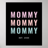 新モダン母カラフルの日 ポスター (正面)