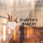 新モダン生ベーカリープロフェッショナルロゴビジネス ウィンドウサイン (シート2)