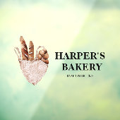 新モダン生ベーカリープロフェッショナルロゴビジネス ウィンドウサイン (シート3)