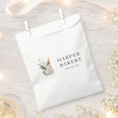 新モダン生ベーカリープロフェッショナルロゴビジネス フェイバーバッグ (クリップ留めされた状態)