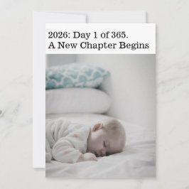 新モダン章新年2写真ホリデーカード 招待状