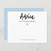 新モダン親のための青いハートアドバイス (正面/裏面)
