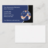 新モダン車車の整備士 名刺 (正面/裏面)