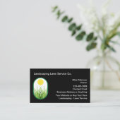 新モダン造園ローンサービス 名刺 (スタンド正面)