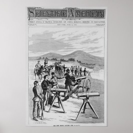 新モデルのガトリング銃 ポスター (正面)