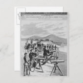 新モデルのガトリング銃 ポストカード (正面/裏面)