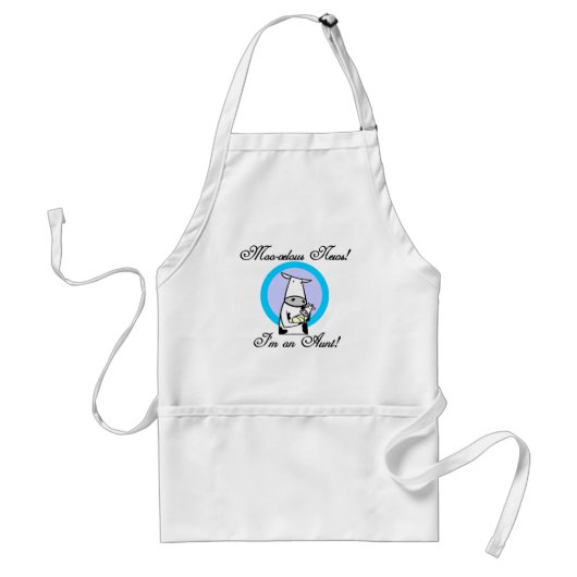 新モーしい叔母Tシャツとギフト スタンダードエプロン (正面)