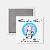 新モーしいTシャツとギフト マグネット (正面/裏面)