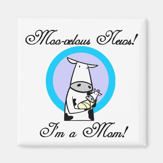 新モーしいTシャツとギフト マグネット (正面)