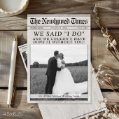 新ユニーク婚の結婚写数々の真 サンキューカード