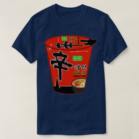 新ラーメン Tシャツ (デザイン正面)