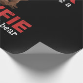 新リラックスしい |かわいいニューファンドランド犬 ラッピングペーパー (角)