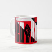 新ロマン- Tomsacのグラフィック。 コーヒーマグカップ (正面左)