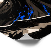 新上墨絵グランジ術 ポスター (角)