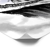 新上墨絵 ポスター (角)