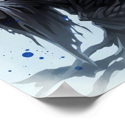 新上墨絵 ポスター (角)