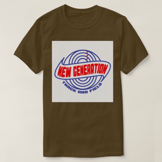 新世代のトラックとフィールド Tシャツ (デザイン正面)