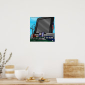 新世代ポスターのライブラおもしろいリ ポスター (キッチン)