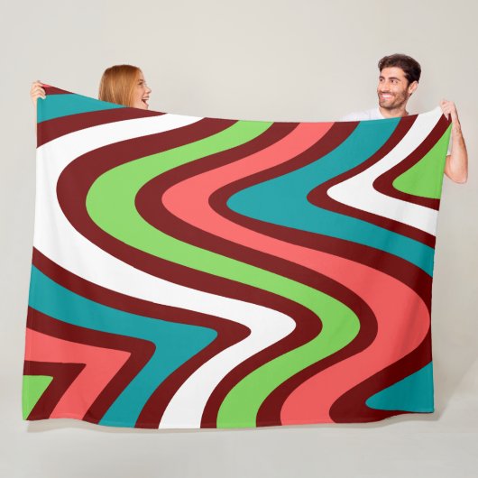 新世代モダンヴィンテージ美コントラスト フリースブランケット (インサイチュ)