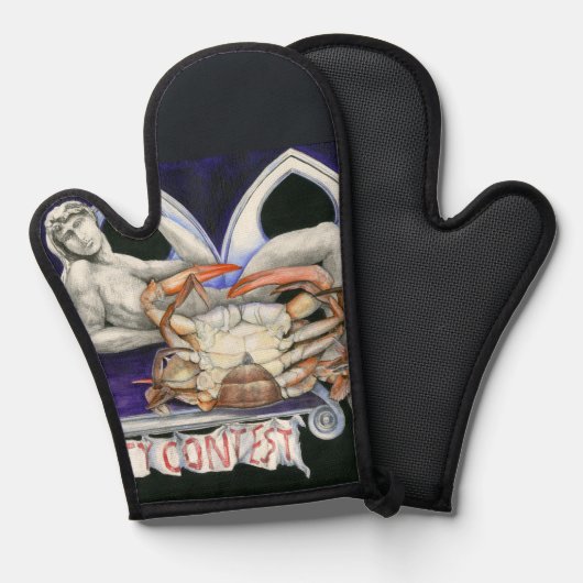 新世界のクラブツリーさん。 鍋つかみ (正面/裏面)