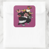 新世界のハゲワシ スクエアシール (バッグ)