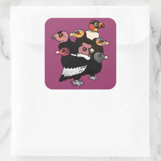 新世界のハゲワシ スクエアシール (バッグ)