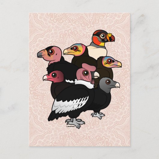 新世界のハゲワシ ポストカード (正面)