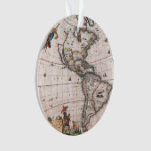 新世界のビッシャー地図 オーナメント (正面)