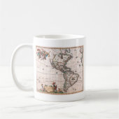 新世界のビッシャー地図 コーヒーマグカップ (左)