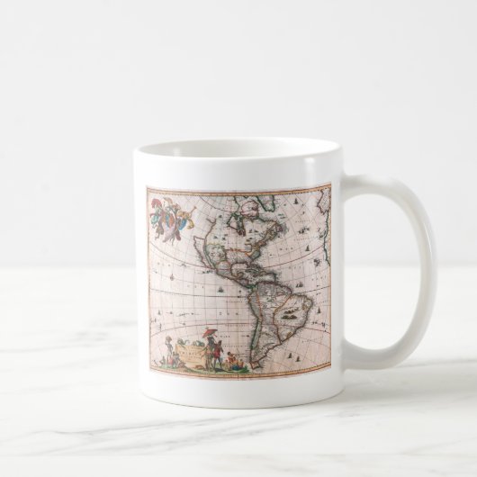 新世界のビッシャー地図 コーヒーマグカップ (右)