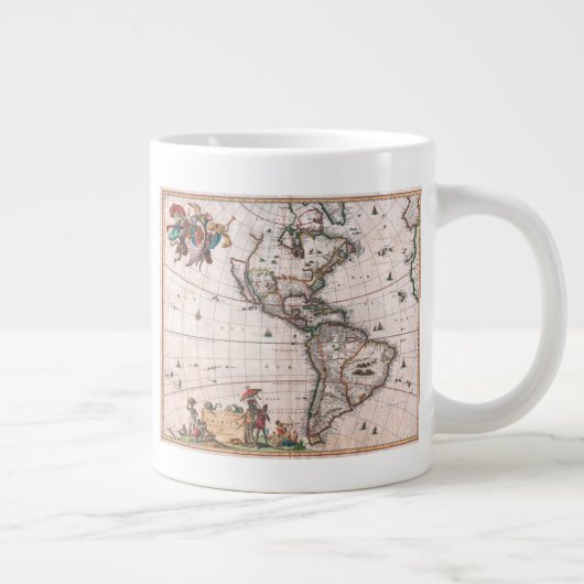 新世界のビッシャー地図 ジャンボコーヒーマグカップ (右)
