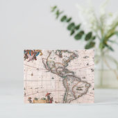 新世界のヴィシュエの地図 ポストカード (スタンド正面)