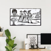 新世界出発の巡礼者 ポスター (ホームオフィス)