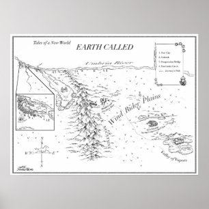新世界地図の物語 – EARTH CALLED POSTER ポスター